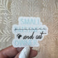 Small Business and Cat Owner Sticker