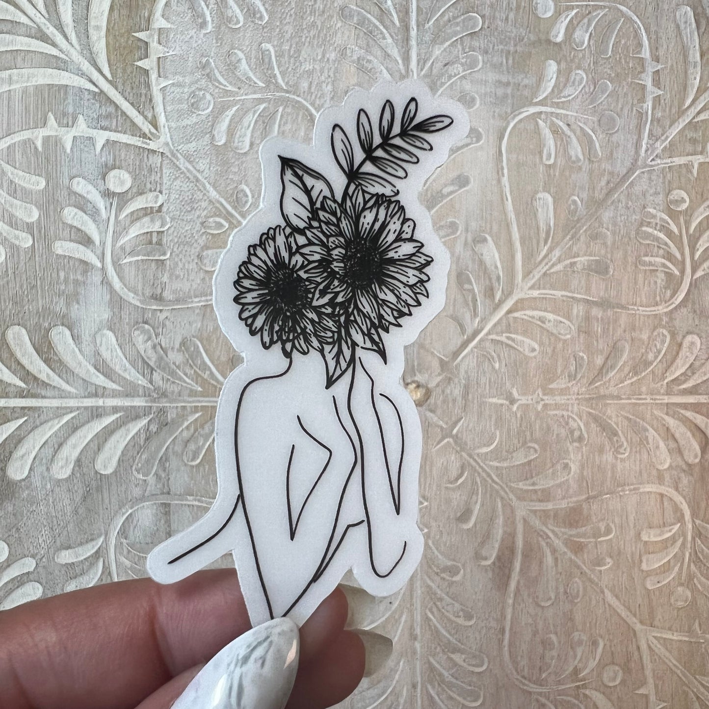 Sunflower Head Sticker