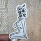 Sitting Flower Head Sticker