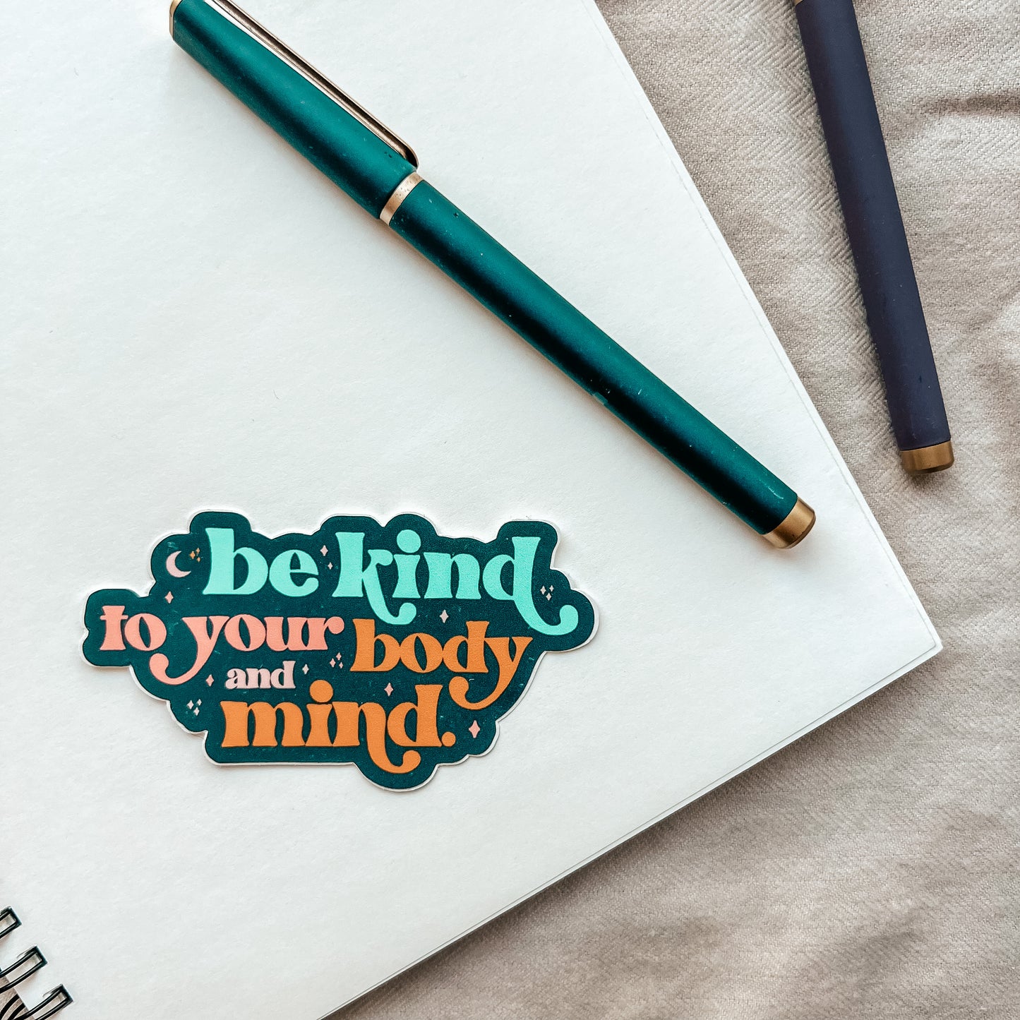 Be Kind to Your Body & Mind Sticker